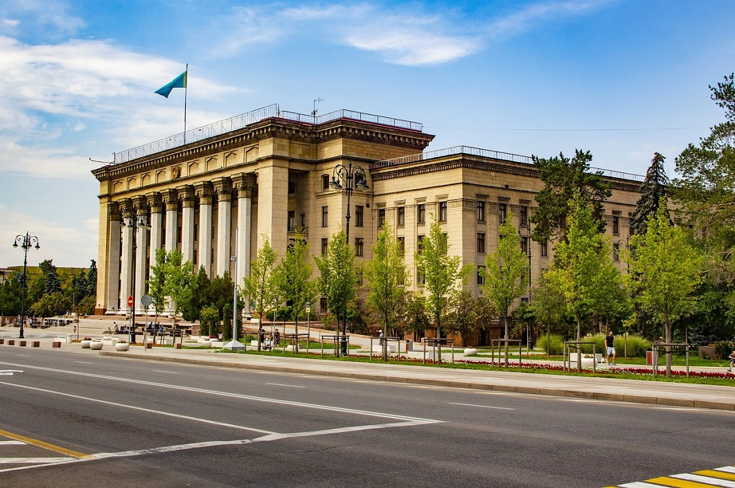 <p>Building of the Cabinet of Ministers of the Kazakh SSR, "Astana" Square</p>
